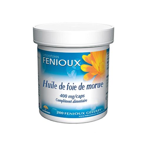 Huile De Foie Morue - Complement alimentaire 200 Capsules