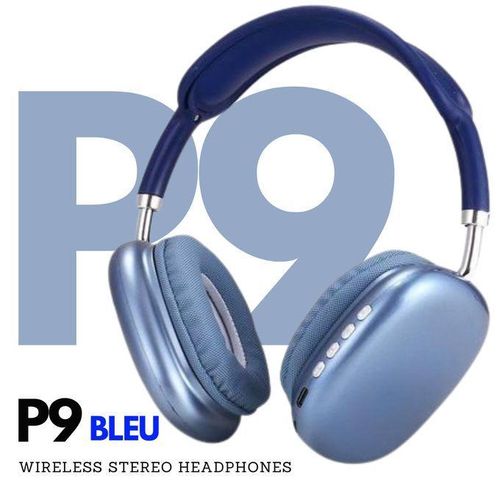 Casque Bluetooth Sans Fil Pro Max - Style Moderne Bleu