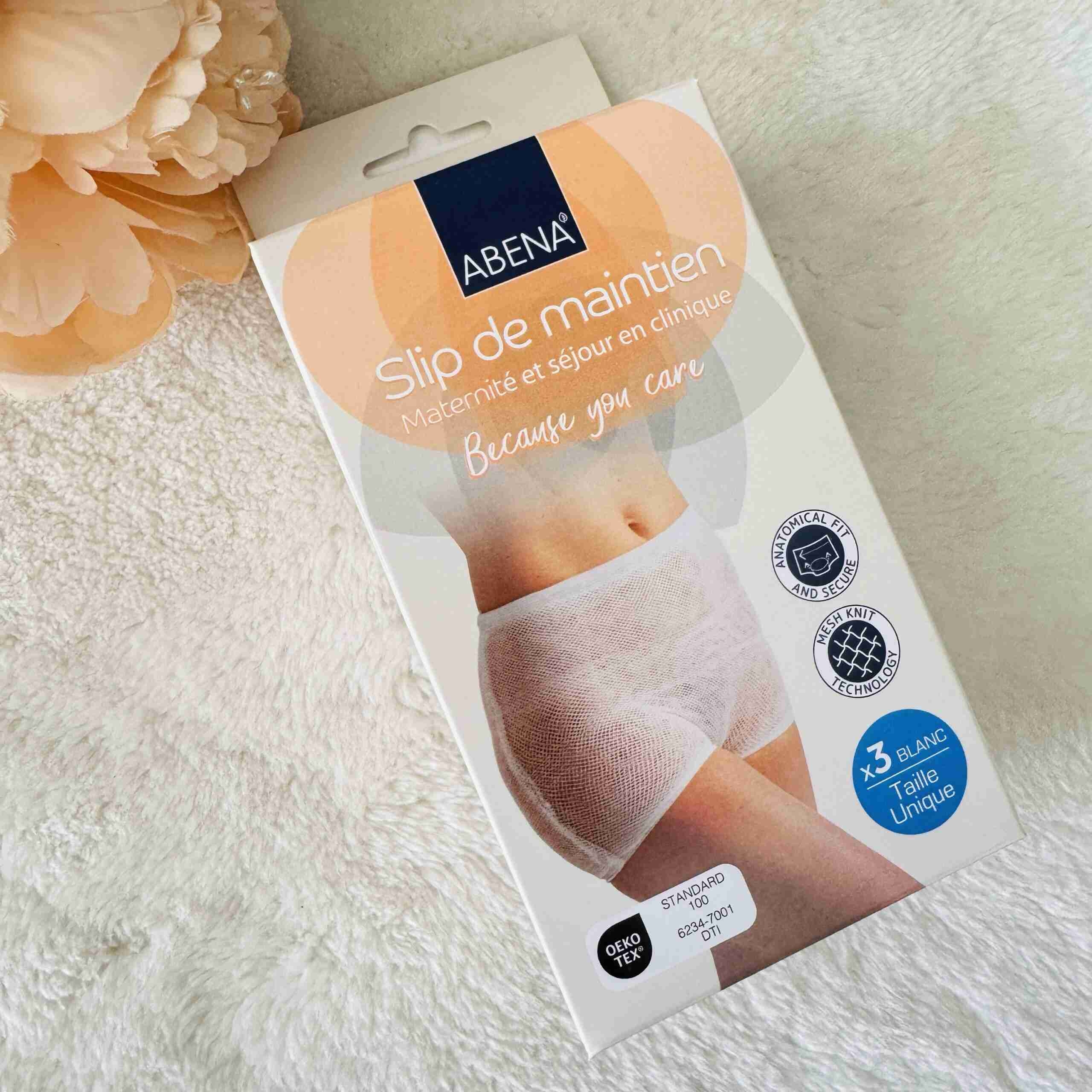Slips extensibles Maternité et séjour en clinique 3 pcs - Abena