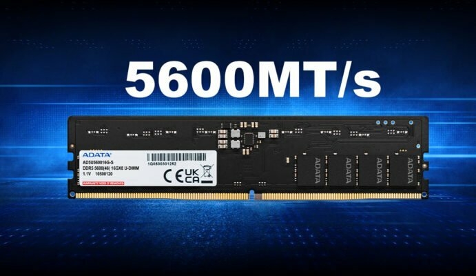 Mémoire ADATA DDR5-5600 U-DIMM (AD5U56008G-S)