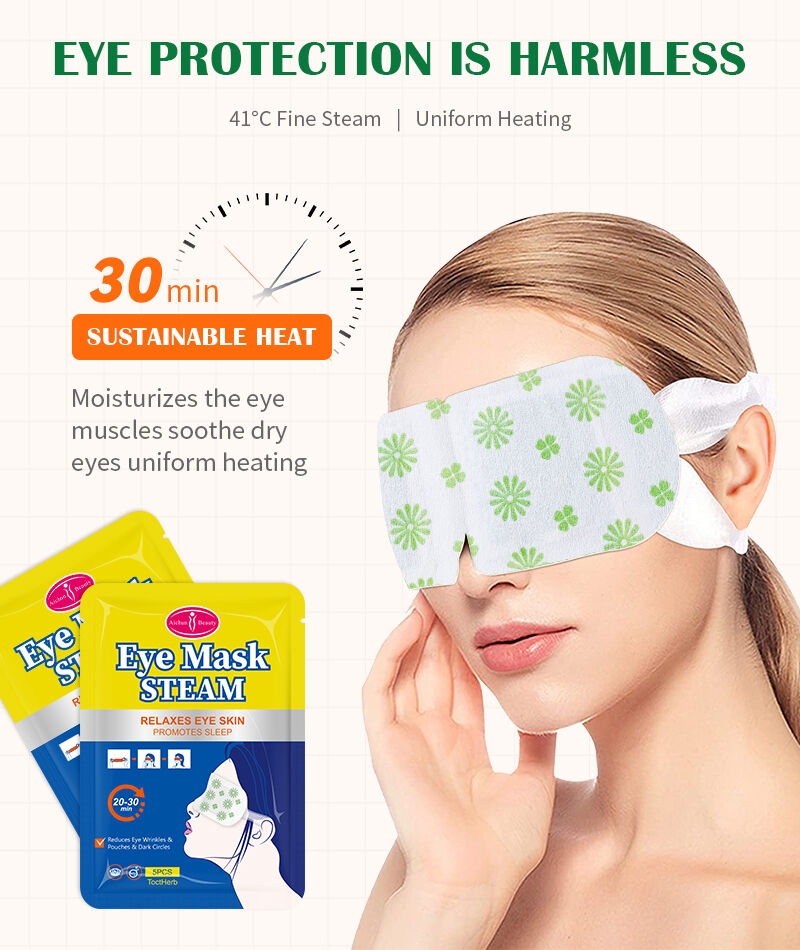 New Arrival eye steam mask relaxe eye mask skin promote sleep