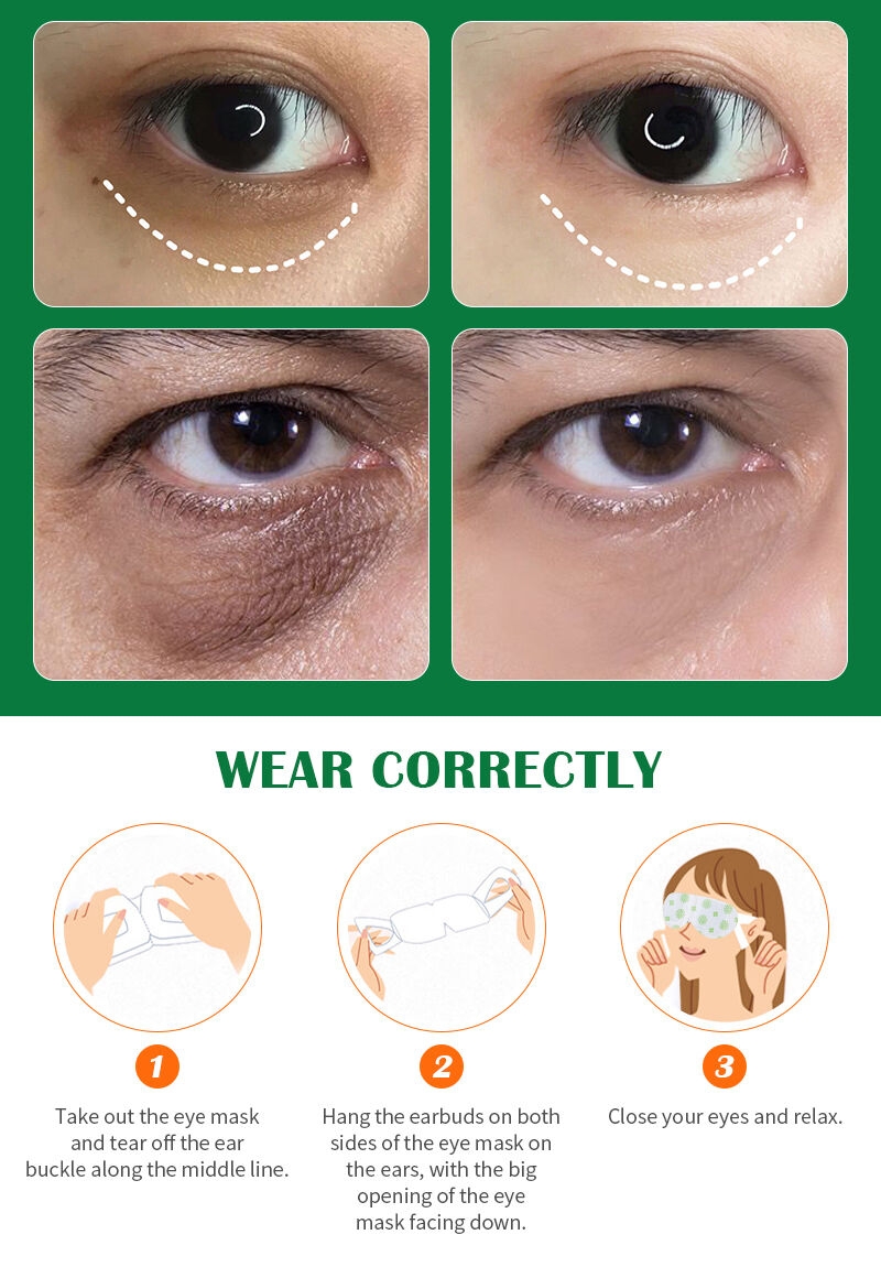 New Arrival eye steam mask relaxe eye mask skin promote sleep