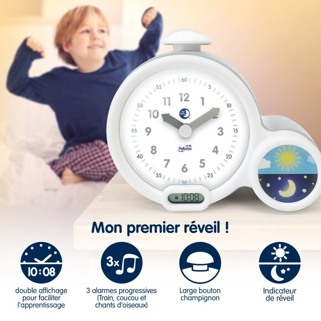 Réveil Kid Sleep Clock, www.millelunes.com