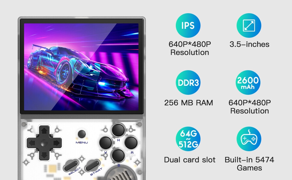 Retro Handheld Emulator Game Console