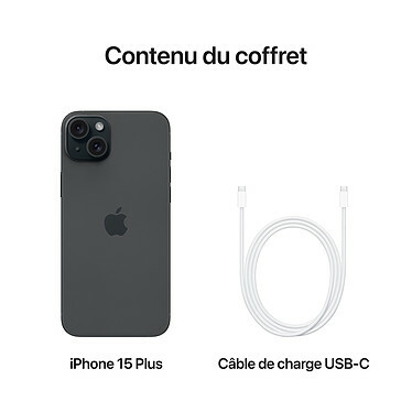 Apple iPhone 15 Plus 128 Go Noir