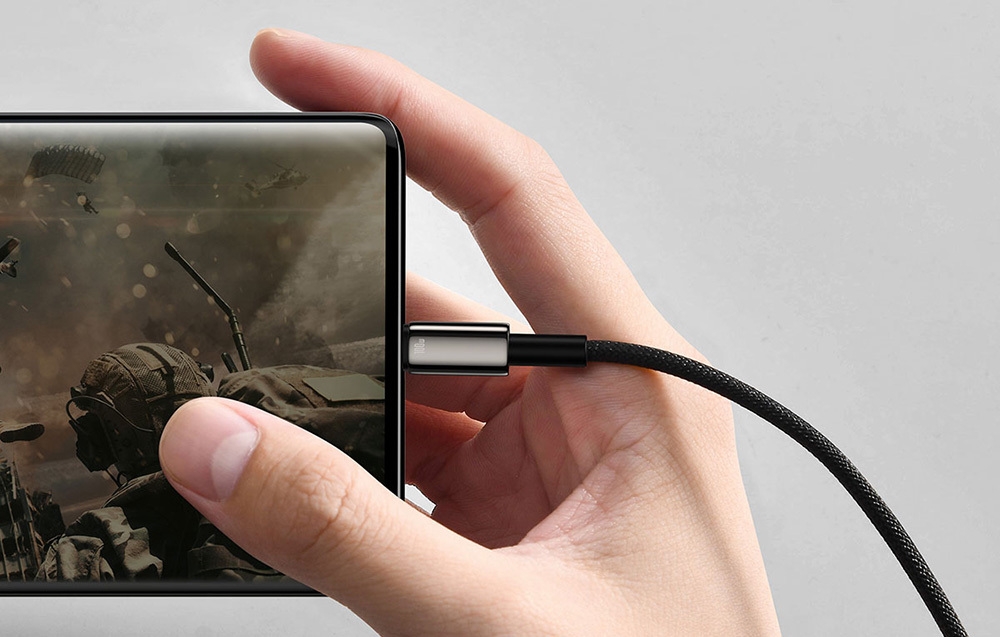 e8ff5414516de909d64212b215fa34fa Baseus Tungsten Gold Cable Type-C 100W 6A Quick Charge