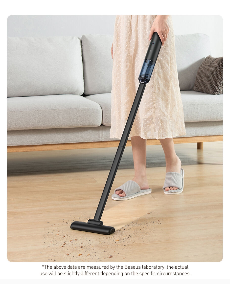 Baseus H5 Aspirateur Balai sans fil portable, nettoyeur de tapis, Puissant 16KPA 11 image