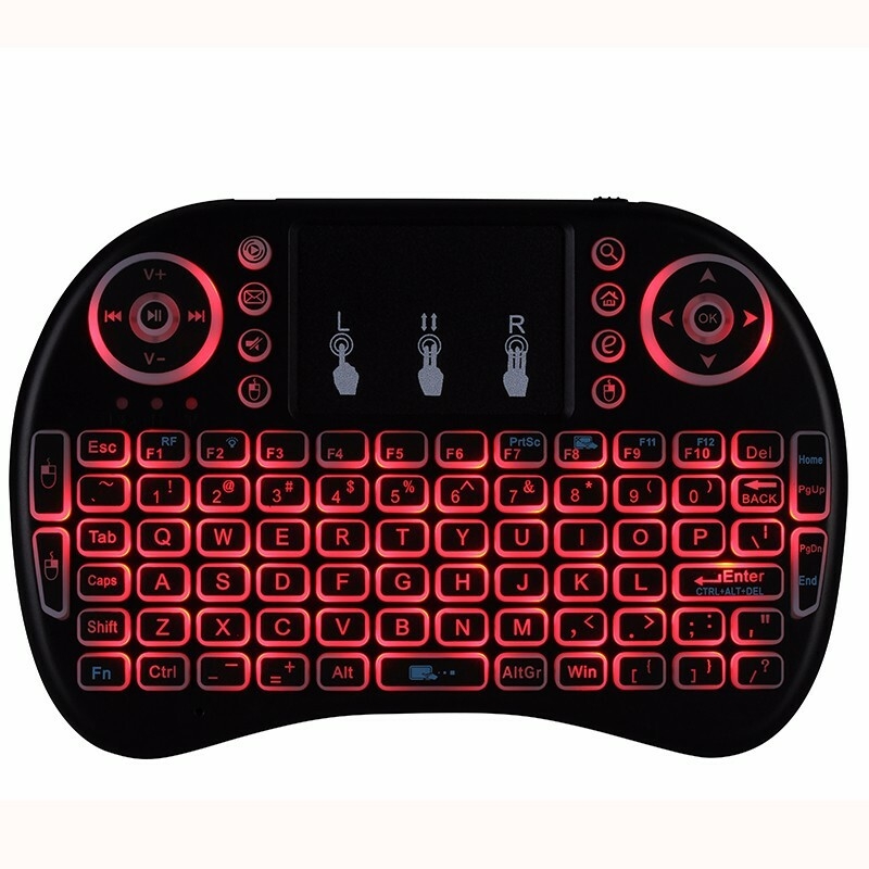 MINI CLAVIER BLUETOOTH AVEC TOUCHPAD - LED RGB 