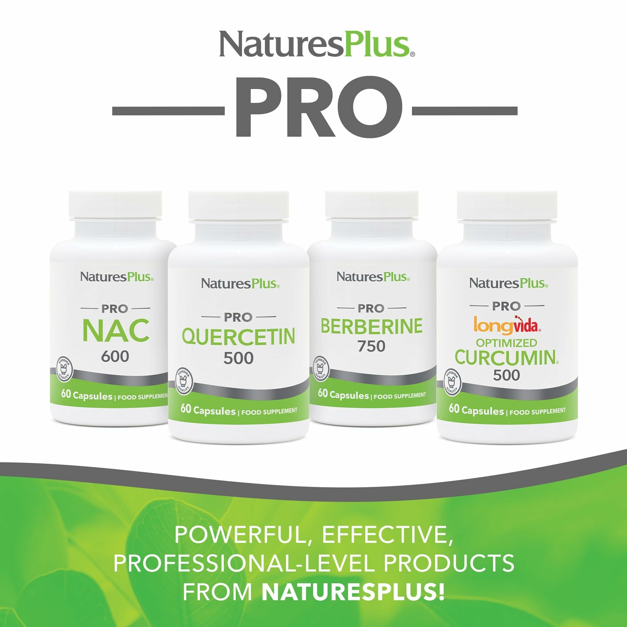 Amazon.com: NaturesPlus PRO NAC 1200 mg - 60 Capsules - Crucial for Replenishing Glutathione - Non-GMO, Vegan & Gluten Free - 30 Servings : Health & Household