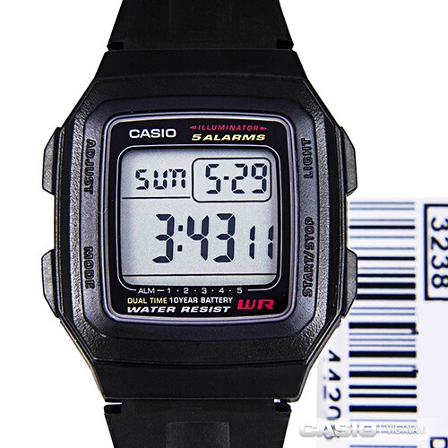 Montre Casio F-201WA-1ASDF