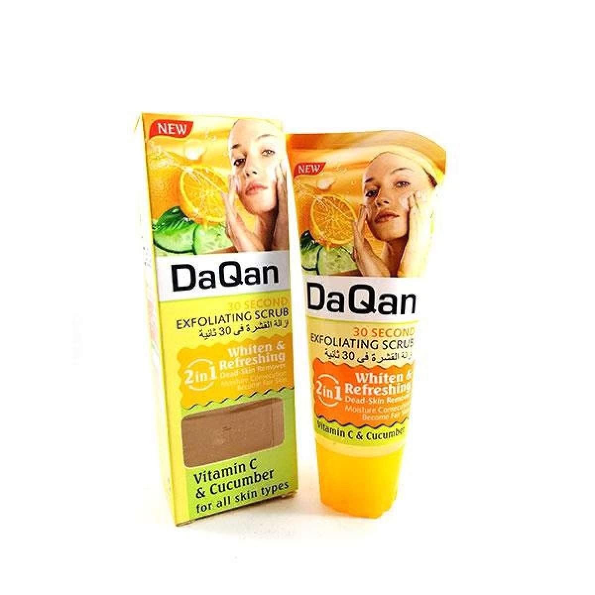 Daqan 2in1 30 Second Exfoliating Scrub White & Refreshing Vitamin ...