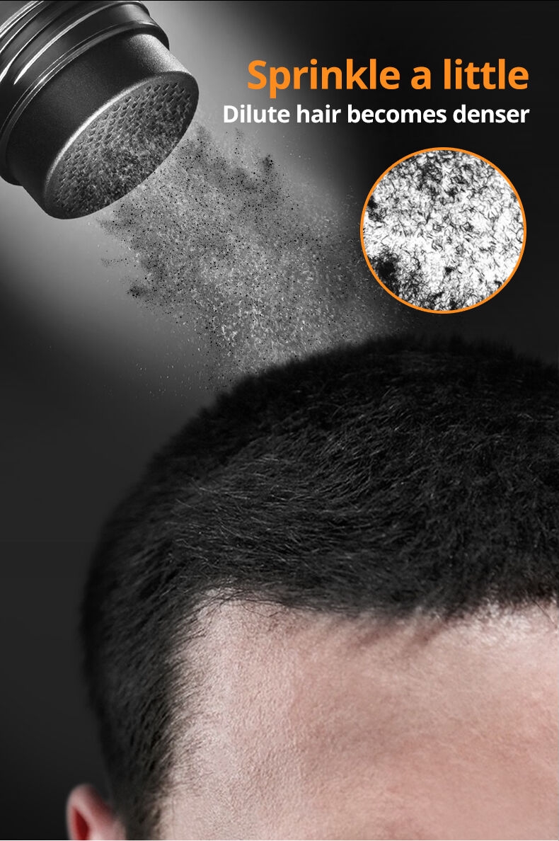 Disaar Hair Fiber Organic Hair Loss Treatment Instant Thickening Fiber Powder Black Color Hair Building Fiber For Men Women