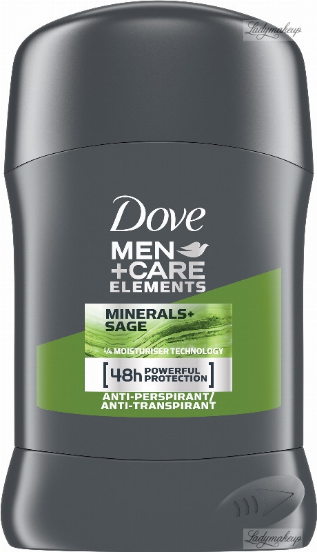 Dove - Men + Care Elements - Minerals Sage - 48H Anti-Perspirant -  Antiperspirant stick for men - 50 ml