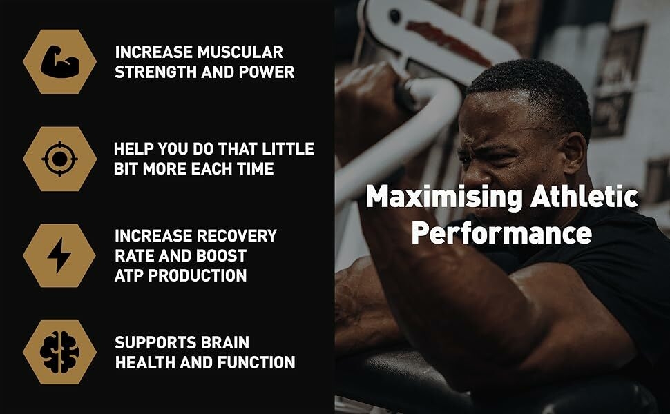 Poudre de monohydrate de créatine, supplément pré-entraînement sans saveur, pure creapure