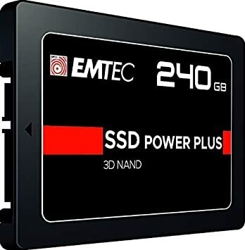 Emtec ECSSD240GX150 - Disque SSDInterne - 2.5'' - SATA - Collection X150 Power Plus - 3D NAND - 240 GB: Amazon.fr: Informatique