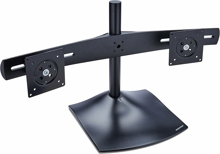 Amazon.com: Ergotron DS100 Dual-Monitor Desk Stand, Horizontal, Black :  Electronics