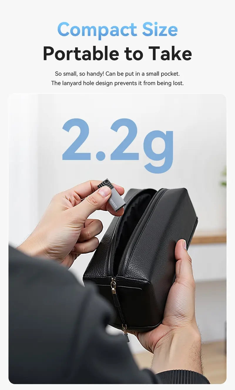 2-en-1 usb-c & usb-a vers lecteur de cartes /tf - adaptateur de carte à double emplacement haute vitesse pour smartphones, ordinateurs portables et plus , accessoire pour appareils mobiles | lecteur de cartes élégant | design durable Détails du produit 7