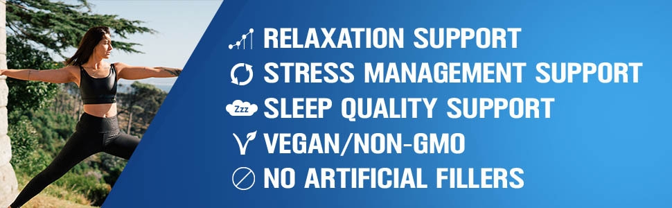 relaxation gestion du stress qualité du sommeil soutien végétalien sans OGM sans charges artificielles