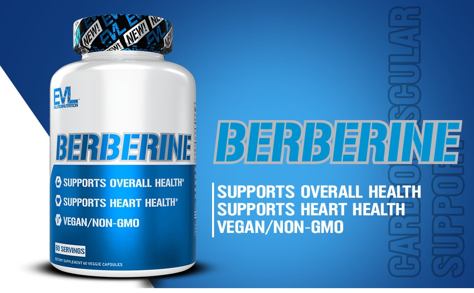 Berberine Supports Overall Health Supports Heart Health Vegan Non-GMO