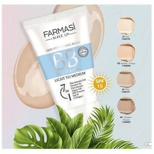 Beauty Touch - FARMASI BB CREAM 50 ML MEDIUM TO DARK