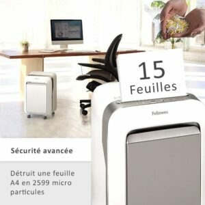 Panneau de contrôle du Destructeur Fellowes LX211