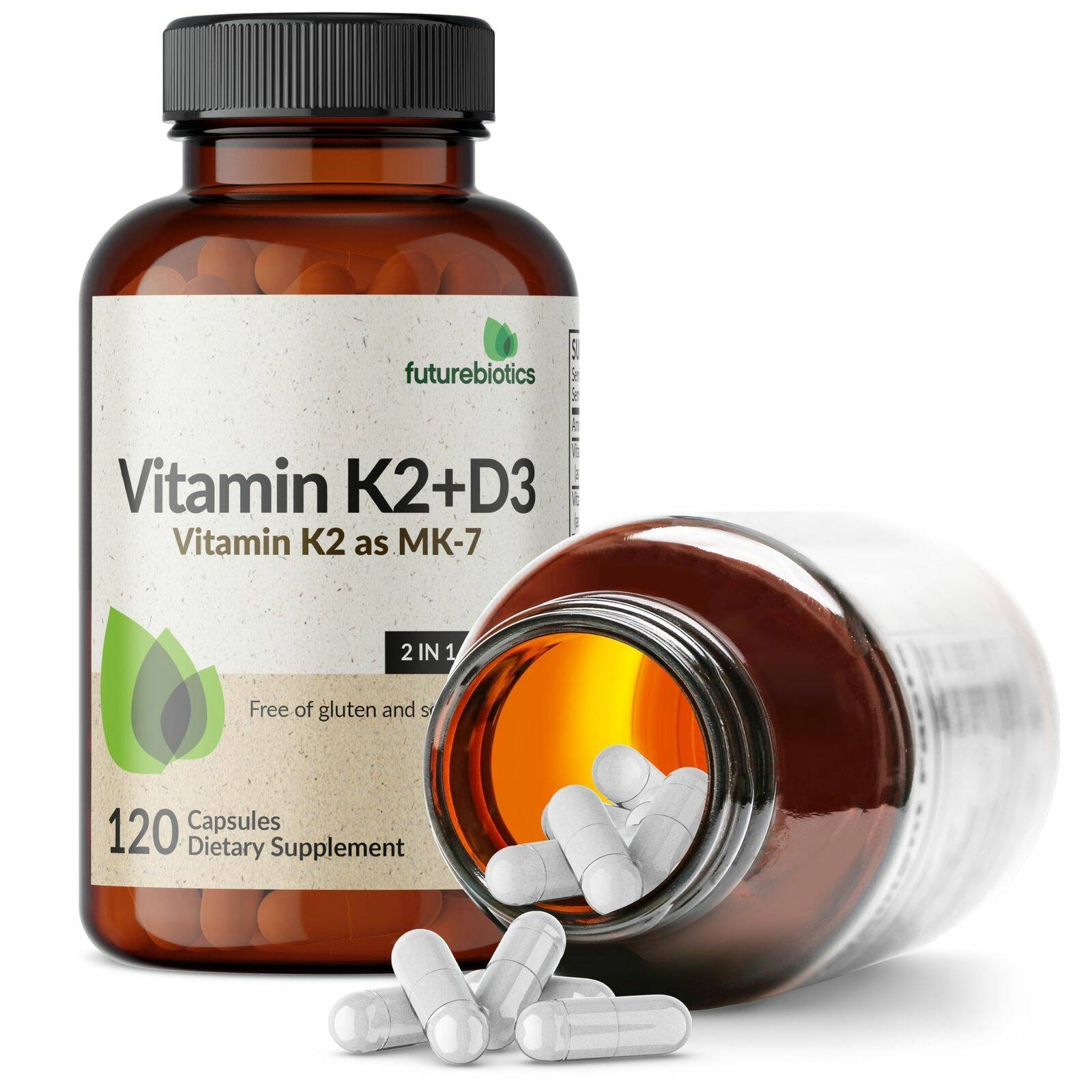 FUTUREBIOTICS VITAMINE K2+D3 120CAP - Para La Gloire , Parapharmacie en  ligne