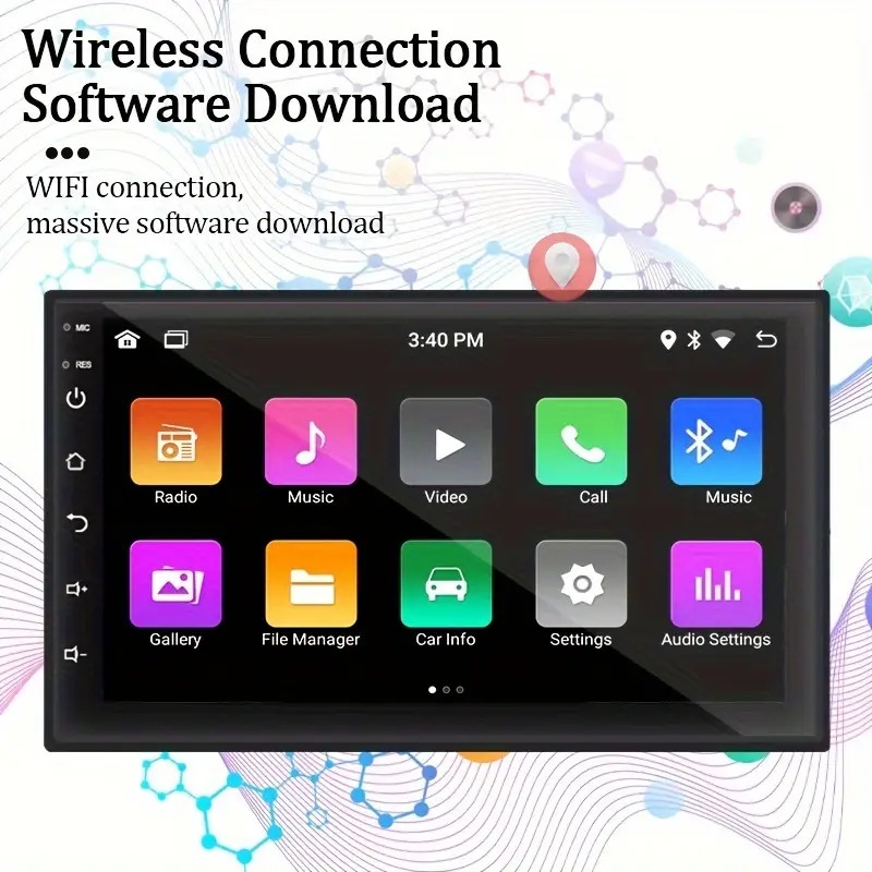   25,65 cm autoradio lecteur multimédia     voiture stéréo radio mp5 12v haute qualité 2+32gb support wifi gps fm Détails du produit 0