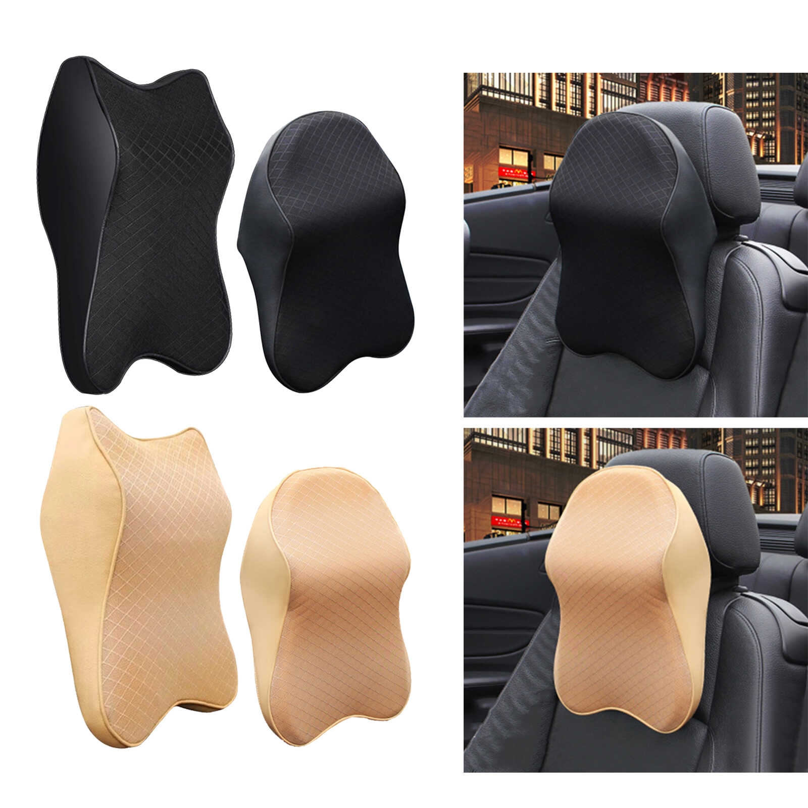 Car  Car Seat Neck   Headrest Cushion for Neck Back   Back Support   for Car Office Chair