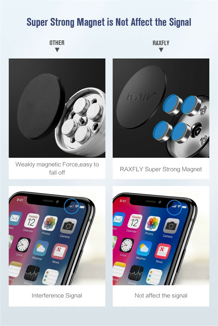 Generic Support pour téléphone Mobile magnétique montage clim