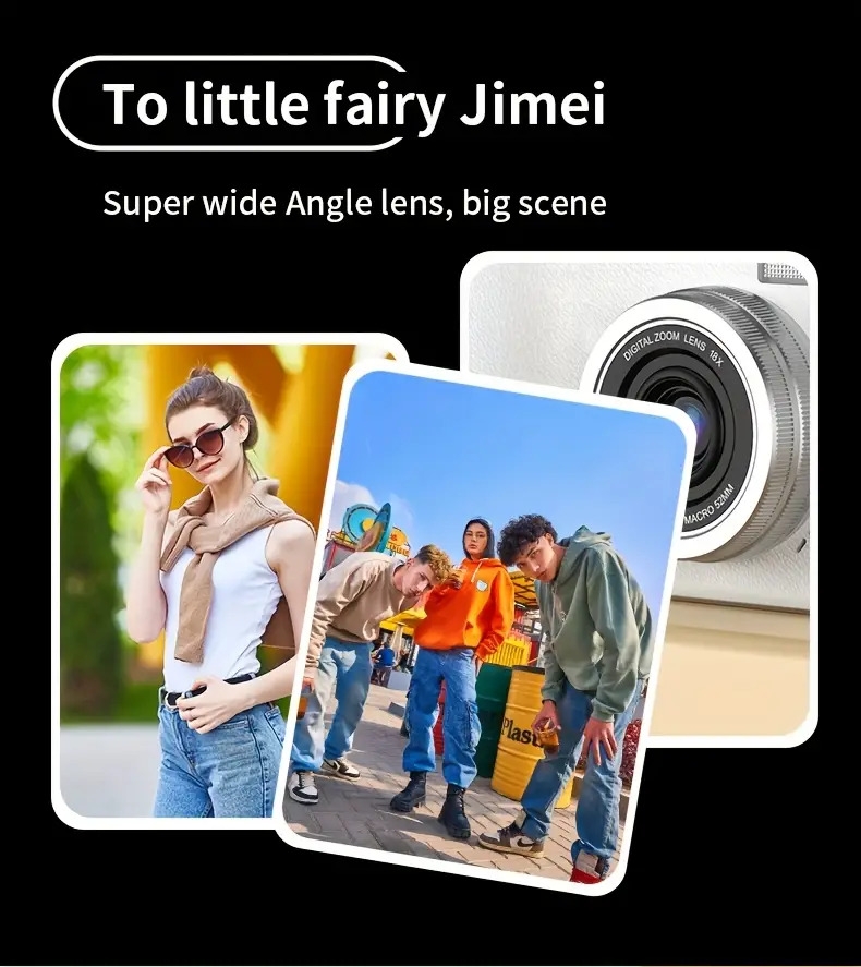 caméra numérique 4k   haute résolution pour vlog, selfie,   débutant, transport facile détails 8