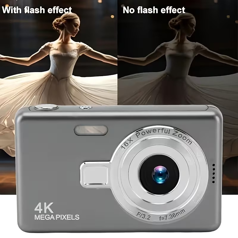 caméra numérique hd   et facile à utiliser, écran ips de 2,4 pouces,  , avec lumière de remplissage, peut   des photos et des vidéos, ccd portable, carte   non  , facile à démarrer, cadeau  , meilleur cadeau pour les   (carte sd non  ) Détails du produit 1