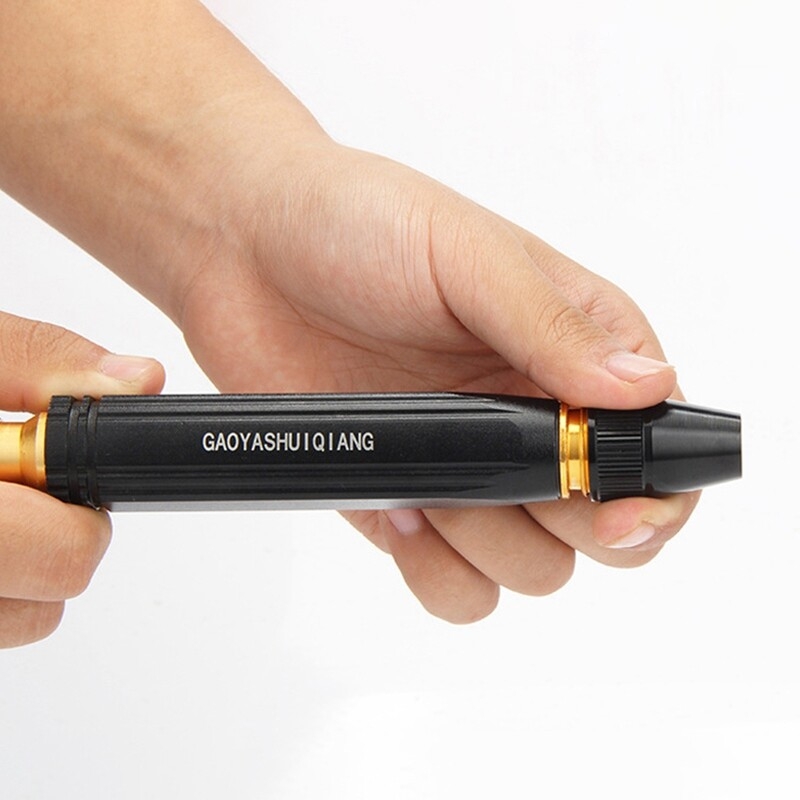 Pistolets de pulvérisation à haute pression tuyau d'arrosage mousse métallique lancer outil de lavage de voiture tuyau d'arrosage buse de mousse de pulvérisation pistolet à eau