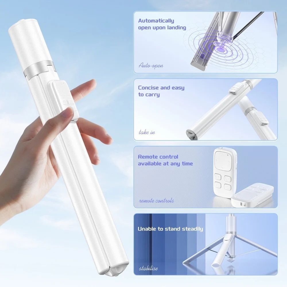 TITI-LIFT Tripod X96 / Magnetic Tripod /  Wireless Selfie Stick with Remote / Telescopic Stand-3