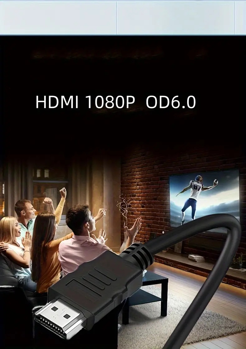 câble   de 1,5m d épaisseur -   durable et stable 1080p pour téléviseurs, enregistreurs & cinémas à domicile Détails du produit 1