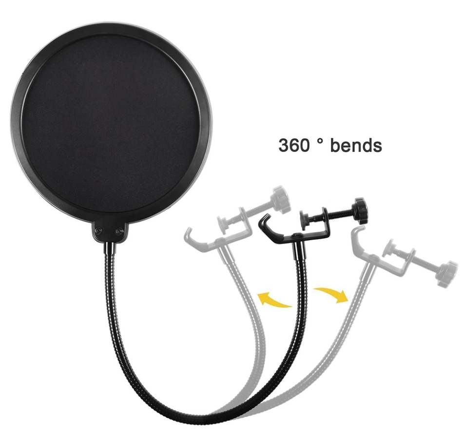 filtre microphone anti-bruit