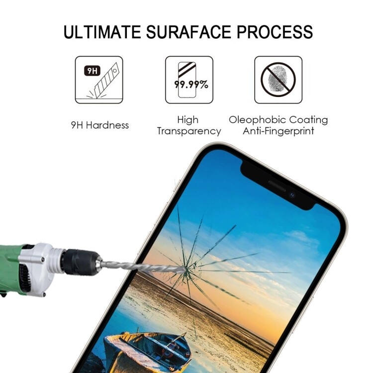 Full Glue Full Screen Tempered Glass Film For iPhone 13 mini - 5