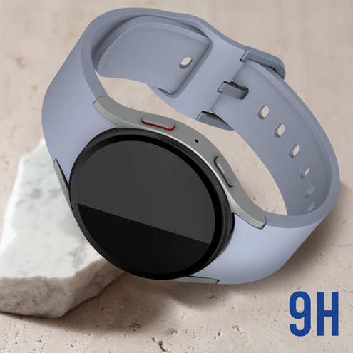 Verre trempé pour Galaxy Watch 5 44mm, Protection Écran Haute Définition - Contour Noir