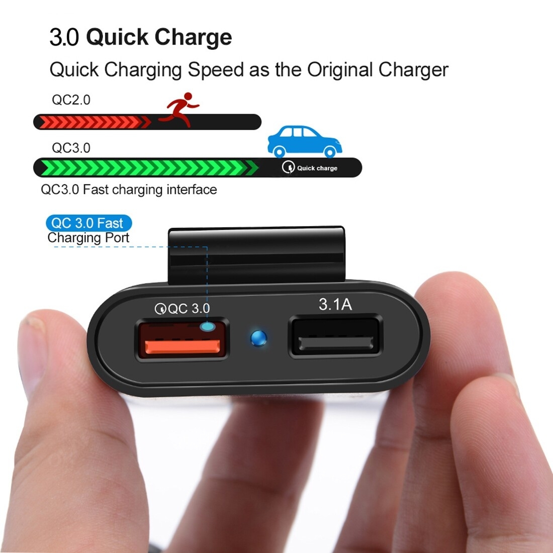 HMQ-C801 Chargeur de voiture USB 1,8 m 8A Max 4 ports avec concentrateur USB extensible pour le chargement des sièges avant et arrière (noir) HMQ-C801 Chargeur de voiture USB 1,8 m 8A Max 4 ports avec concentrateur USB extensible pour le chargement des sièges avant et arrière (noir)