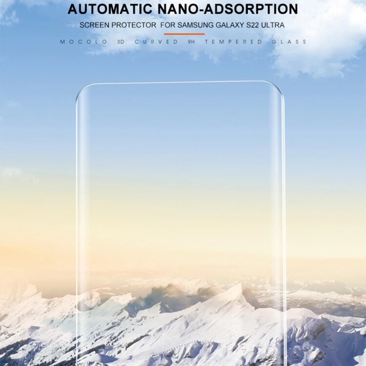 Pour Samsung Galaxy S22 Ultra 5G mocolo 9H Film de verre trempé UV 3D - 5