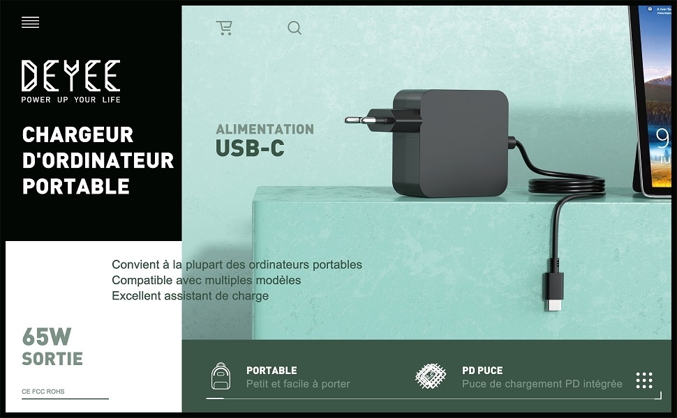 Chargeur USB-C
