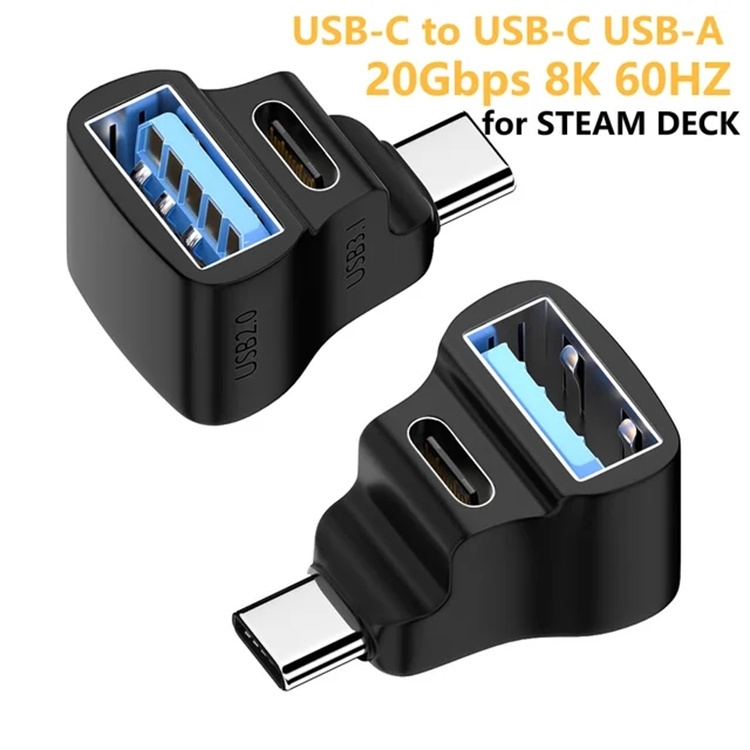 Pour adaptateur Asus Rog Ally Type C vers USB, pour console de jeu Steam Deck convertisseur HDTV 8K, concentrateur USB C pour accessoires PS5