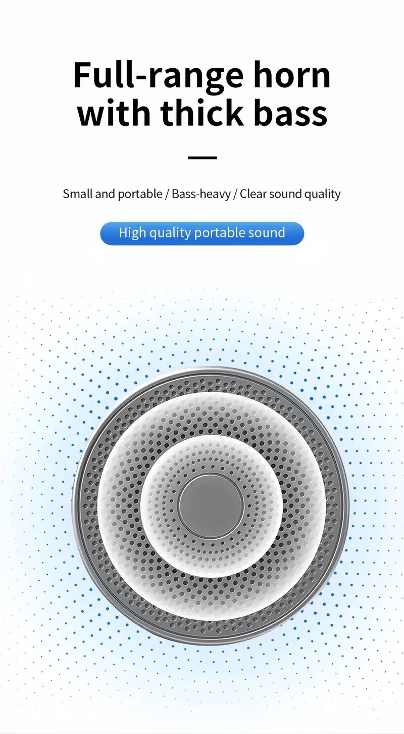   k3 pro | haut-parleurs pleine gamme avec basse   | son stéréo surround hifi |   et facile à transporter |   tws | appels   | portable   |   | diaphragme composé métallique antichoc Détails du produit 1