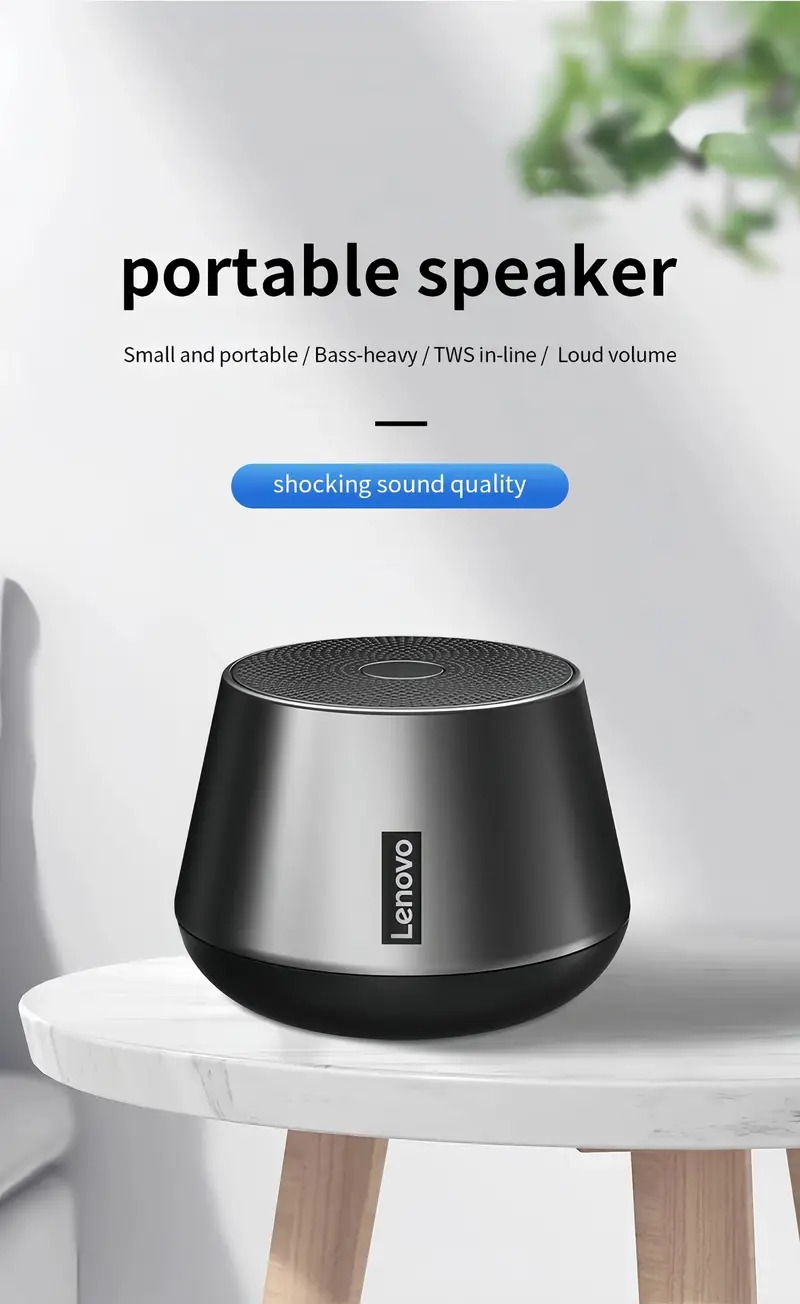   k3 pro | haut-parleurs pleine gamme avec basse   | son stéréo surround hifi |   et facile à transporter |   tws | appels   | portable   |   | diaphragme composé métallique antichoc Détails du produit 3