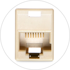 Coupleurs Inline Contacts en Or de 50 Microns