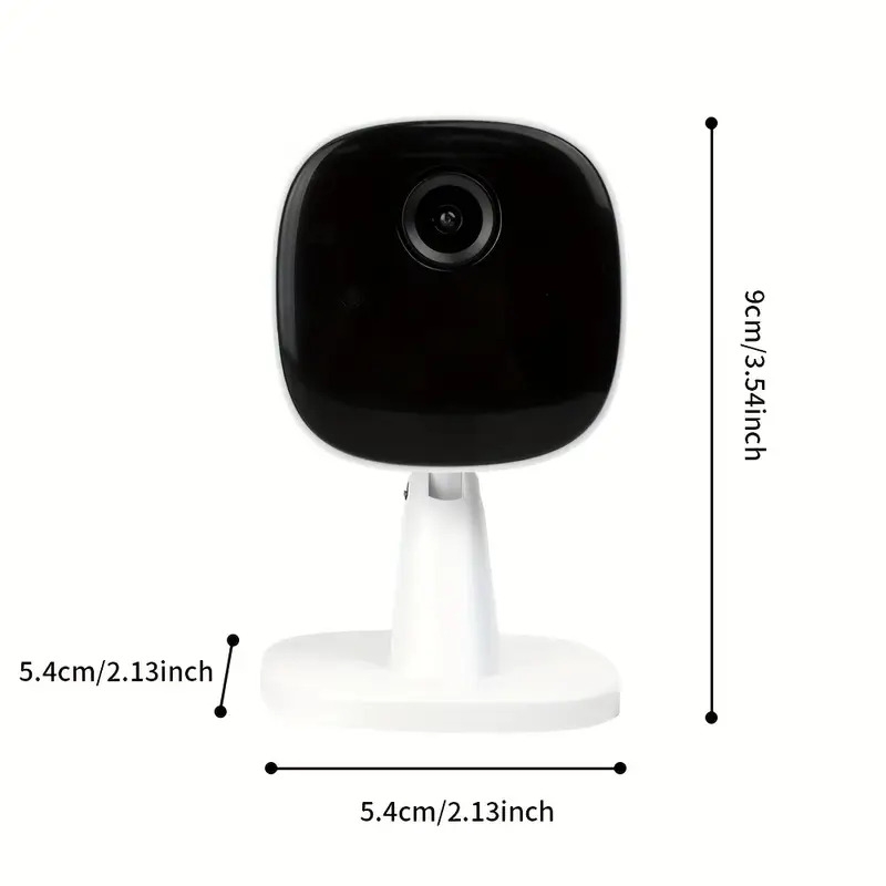 caméra mini   fil 2mp pour la surveillance, caméra wifi 2,4g avec audio bidirectionnel, vision   infrarouge, surveillance vidéo full hd, adaptée à la sécurité à domicile et à la surveillance des bébés Détails du produit 1