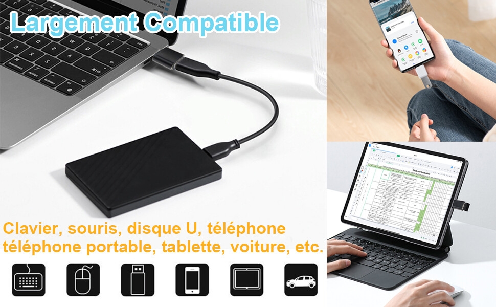 adaptateur usb c vers usb