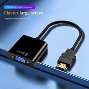 câble adaptateur hd hdtv vers vga avec prise en charge audio pour ordinateur portable, décodeur, boîtier xiaomi vers projecteur, écran,   et station daccueil pour moniteur détails 1