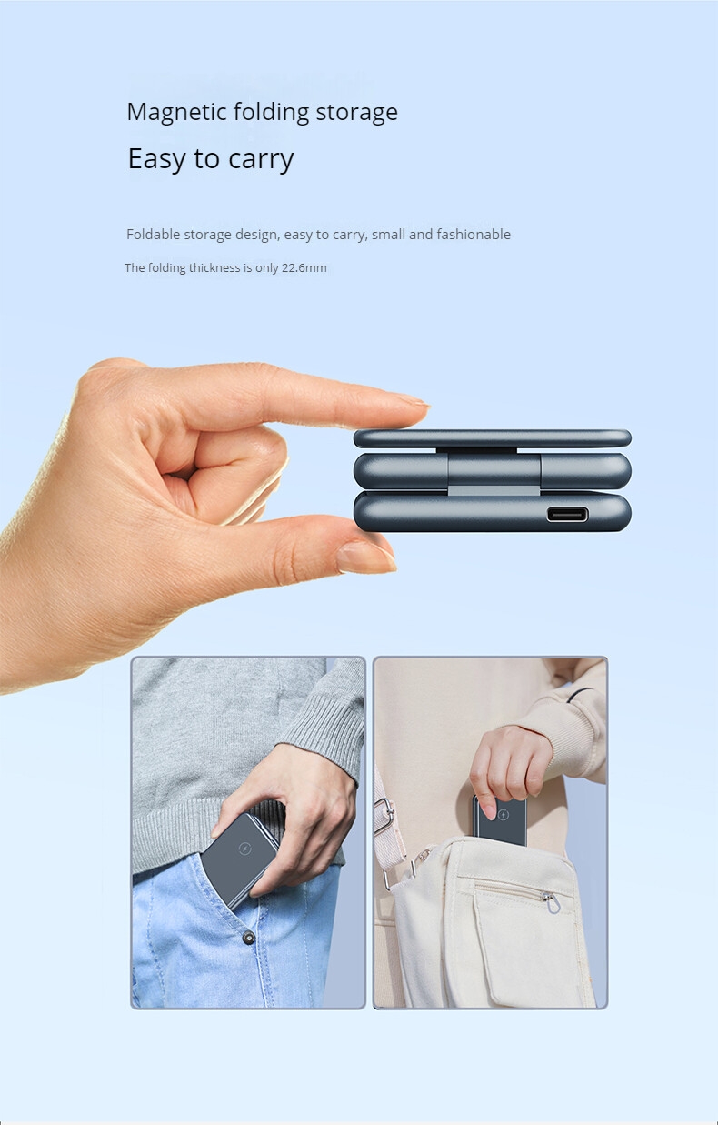 Magnétique 3 en 1 P1 pro chargeur sans fil pliable support de chargeur téléphone casque montre charge rapide