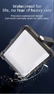 Lampe De Camping Multifonctionnelle 1pc, Lumière Solaire Avec Télécommande, Lampe LED Rechargeable Par USB détails 15