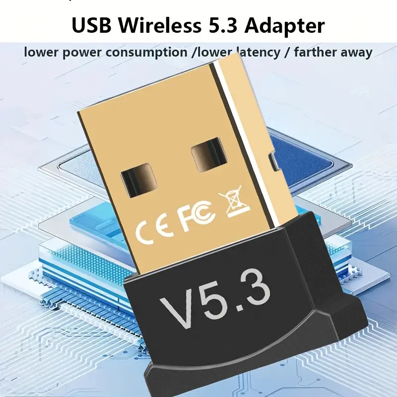 adaptateur   fil usb bt5.3 pour  /10 - transfert de données rapide,   antennes,   et  , compatibilité rétrograde automatique avec 5.0/4.2/4.1/4.0, contrôlé par application pour pc, ordinateur portable, bureau & cahier, connectivité dordinateur portable | dispositif   | plastique durable Détails du produit 4